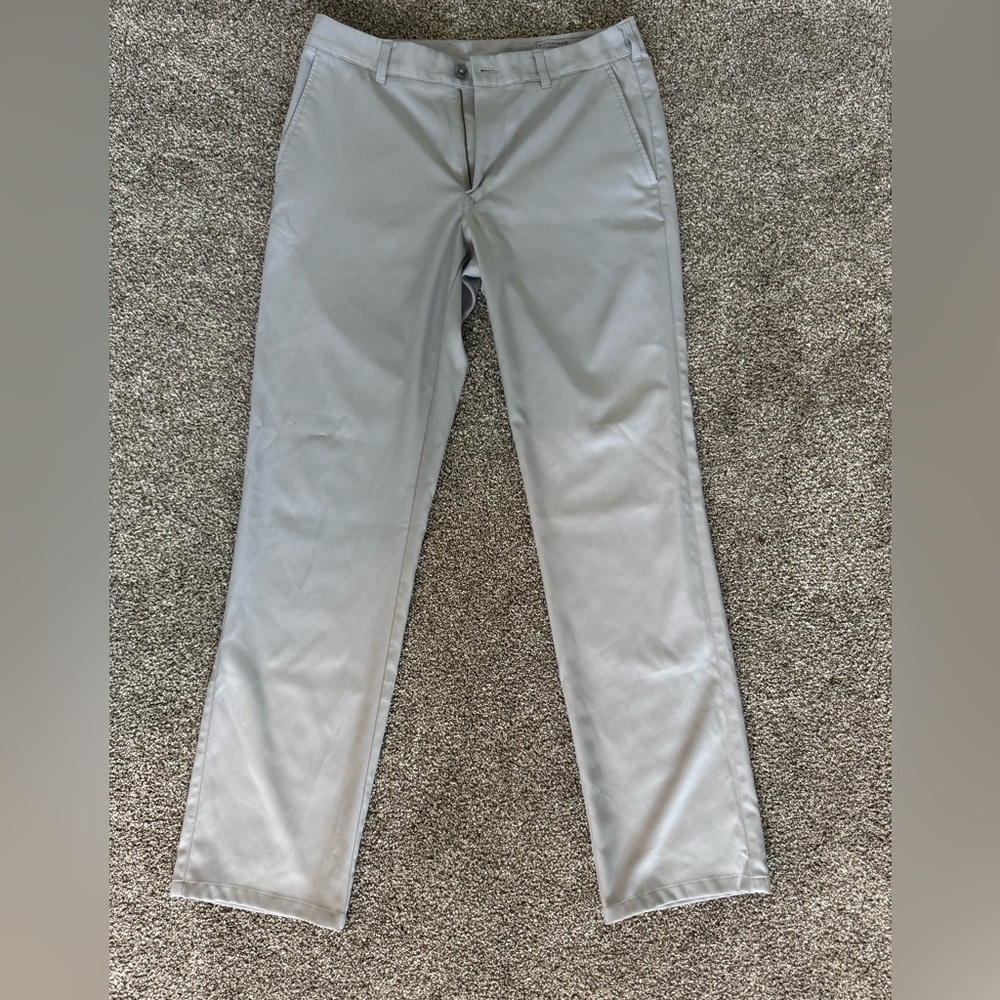 Mizzen+Main Gray Chinos Straight-Leg Pants